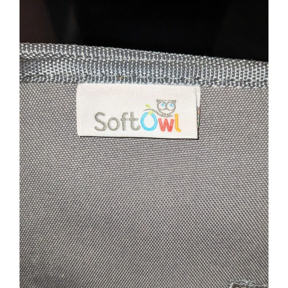 Softowl Collapsible Toy Chest Storage Box Gray Animals Extra Large 37